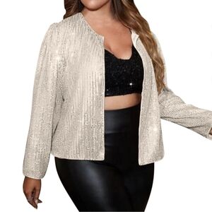 Elegant Cream Women's Jacket